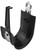 Platinum Tools HPH16-25BK 1" Snap-Lock Standard HPH Black J-Hooks, 25 Pack