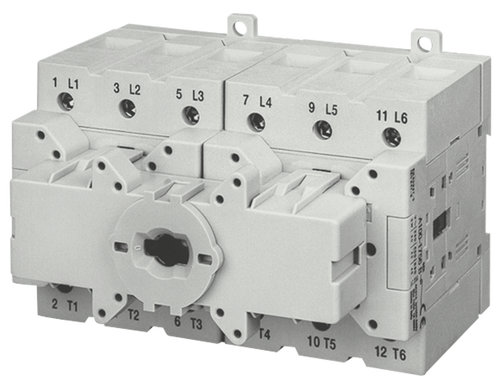 Sprecher & Schuh LA7-100-1756 100A 6-Pole Base-Mounted Disconnect Switch