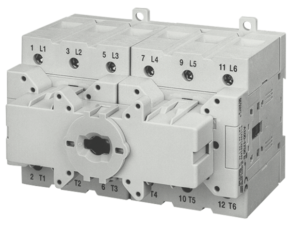 Sprecher & Schuh LA7-100-3753 100A 3-Pole Base-Mounted Changeover Disconnect Switch