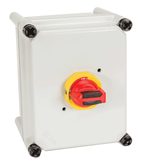 Sprecher & Schuh LA7-63-1754-CR-PD10 63A 4-Pole Type 4/4X Enclosed Motor Disconnect Switch