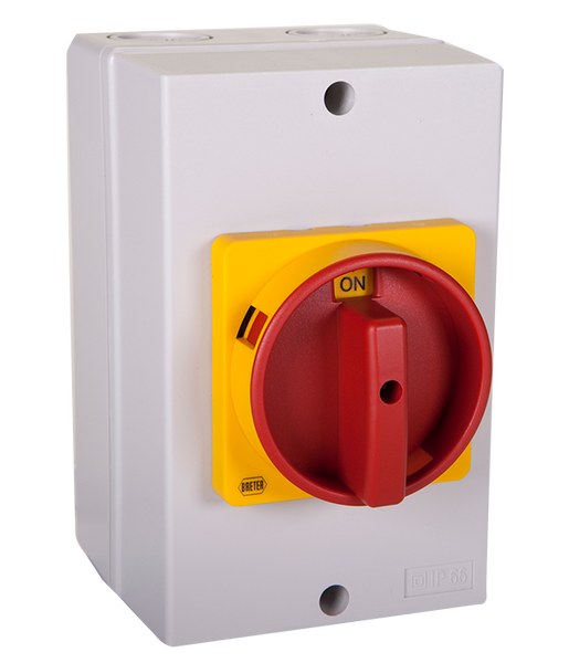 Sprecher & Schuh LY7-16M-1756-G6 16A 6-Pole IP66 ABS Enclosure Disconnect Switch