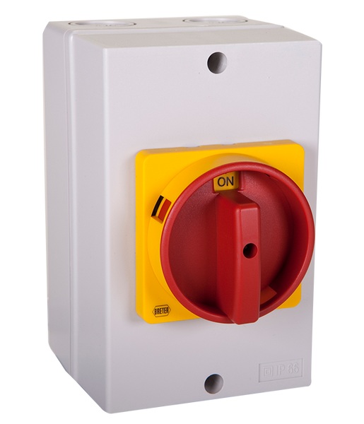 Sprecher & Schuh LY7-63-1753-G6 63A 3-Pole IP66 ABS Enclosure Disconnect Switch