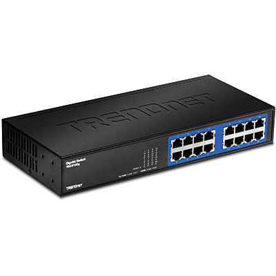 TrendNet TEG-S16Dg 16-Port Gigabit GREENnet Desktop Switch