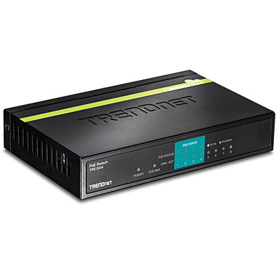 TrendNet TPE-S44 8-Port 10/100Mbps PoE Switch