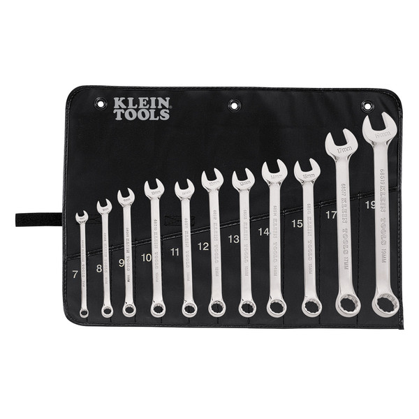 Klein 68502 11-Piece Metric Combination Wrench Set