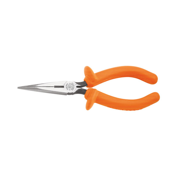 Klein D203-7-INS 7" Insulated Long Nose Side-Cutting Pliers