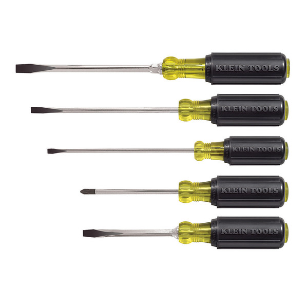 Klein 85075 5-Piece Slotted & Phillips Screwdriver Set
