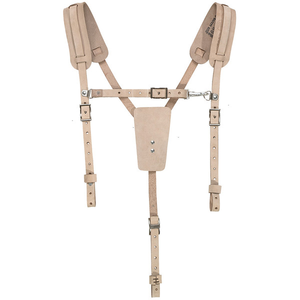 Klein 5413 Soft Leather Work Belt Suspenders