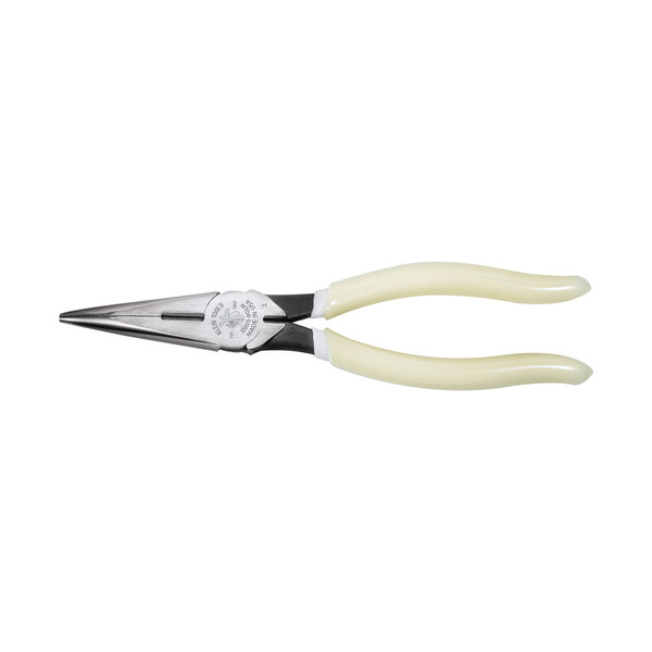 Klein D203-8-GLW 8" Hi-Viz Long Nose Side-Cutting Pliers