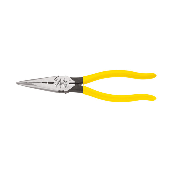 Klein D203-8N 8" Long Nose Side-Cutting Pliers