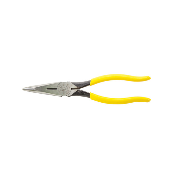 Klein D203-8 8" Long Nose Side-Cutting Pliers