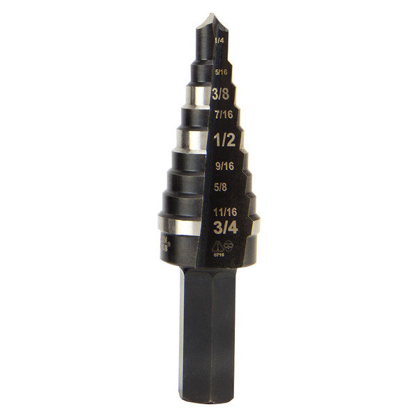 Klein KTSB03 Double Fluted #3 Step Drill Bit