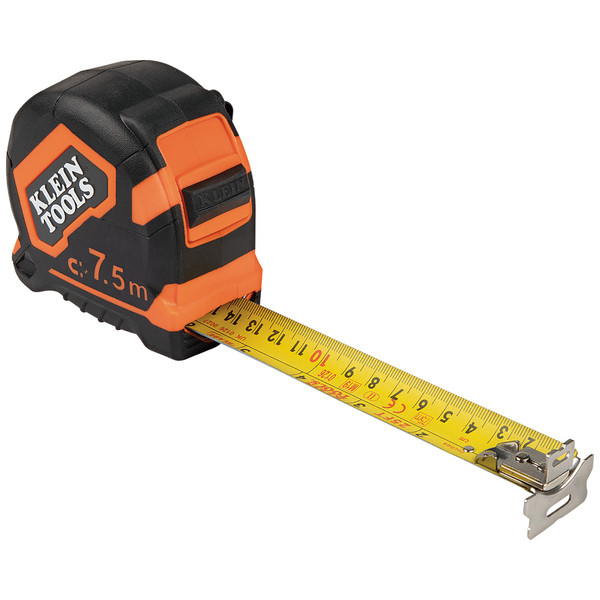 Klein 9375 7.5 Meter Magnetic Double-Hook Tape Measure