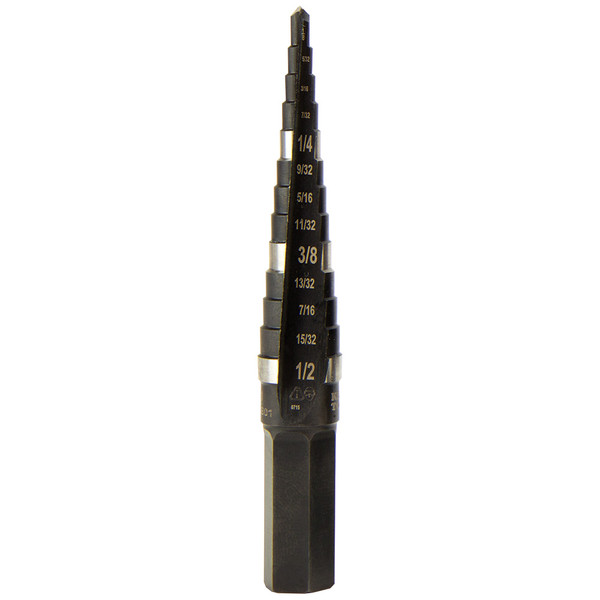 Klein KTSB01 Double-Fluted #1 Step Drill Bit