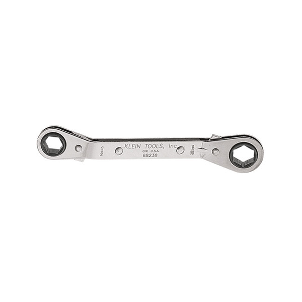 Klein 68238 1/2" x 9/16" Reversible Ratcheting Box Wrench