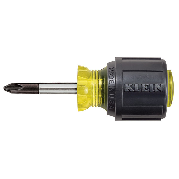 Klein 603-1 1-1/2" Shank #2 Phillips Stubby Screwdriver