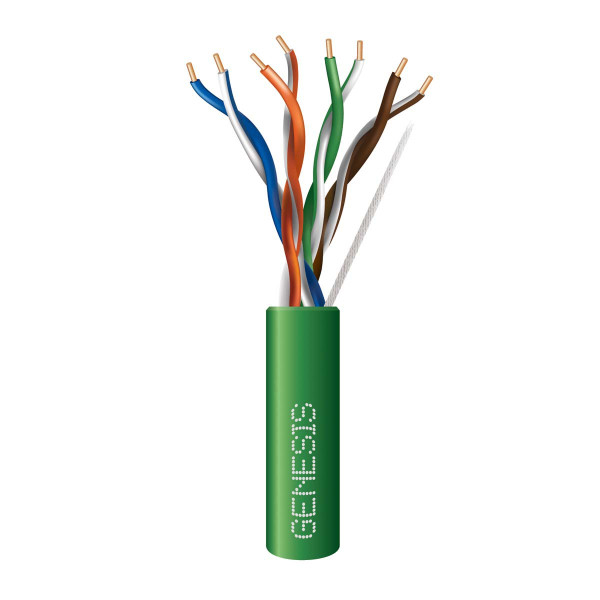 Genesis 50781105 24/4PR Cat5E Green 1000Ft. Pull Box