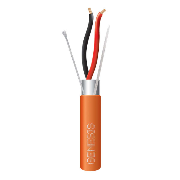 Genesis 32142103 18/2 Stranded Shielded Orange 1000Ft. Reel-in-a-Box
