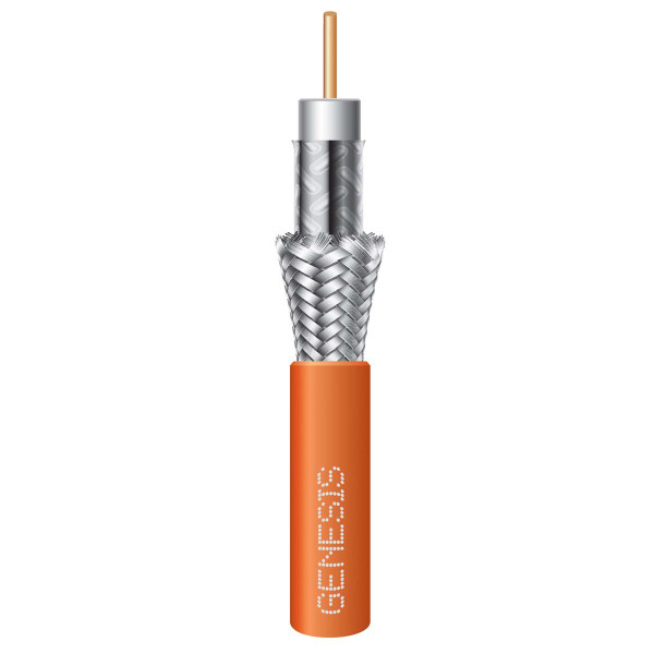 Genesis 50031103 RG6 CCS Dual-Shield (60%) Orange 1000Ft. Pull Box