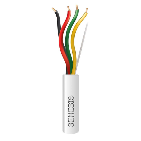 Genesis 43071101 18/4 Solid White 1000Ft. Pull Box