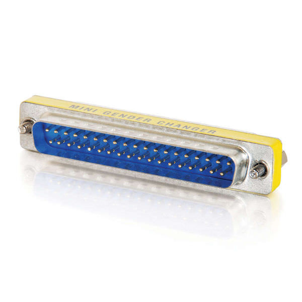 C2G CG02780 DB37 M/M Serial RS232 Mini Gender Changer