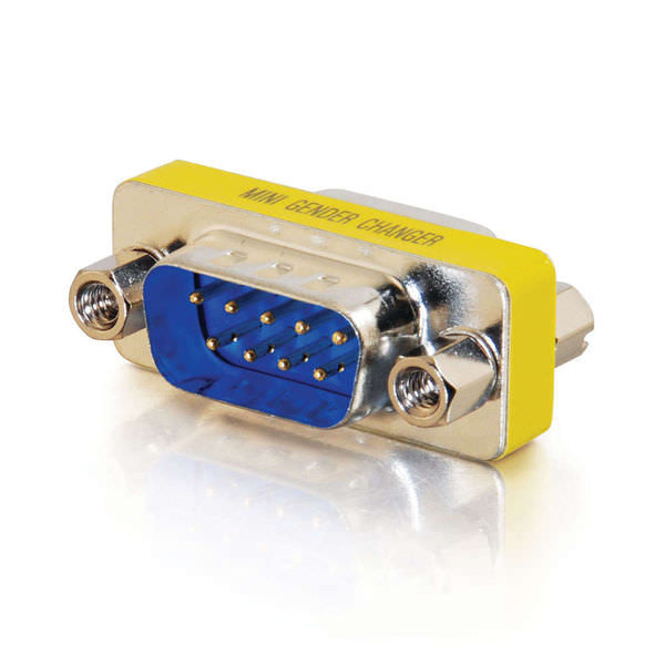 C2G CG02782 DB9 M/M Serial RS232 Mini Gender Changer
