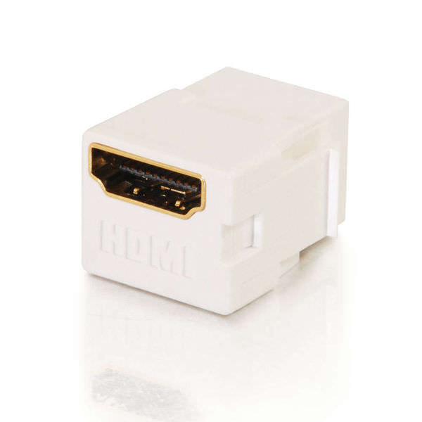 C2G CG03345 Snap-In HDMI F/F White Keystone Insert Module