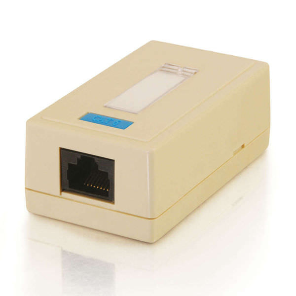 C2G CG03835 1-Port Cat5E White Surface Mount Box