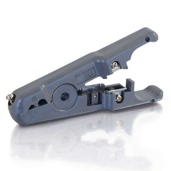 C2G CG04624 Round/Flat Multi-Conductor Cutter & Stripper