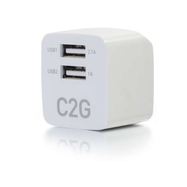 C2G CG22322 2-Port USB Wall Charger