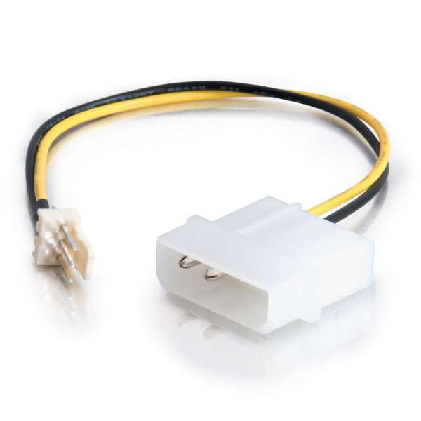 C2G CG27077 6" 3-Pin Fan to 4-Pin Power Adapter Cable