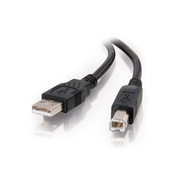 C2G CG28103 3M (9.8Ft) Black USB 2.0 A/B Cable