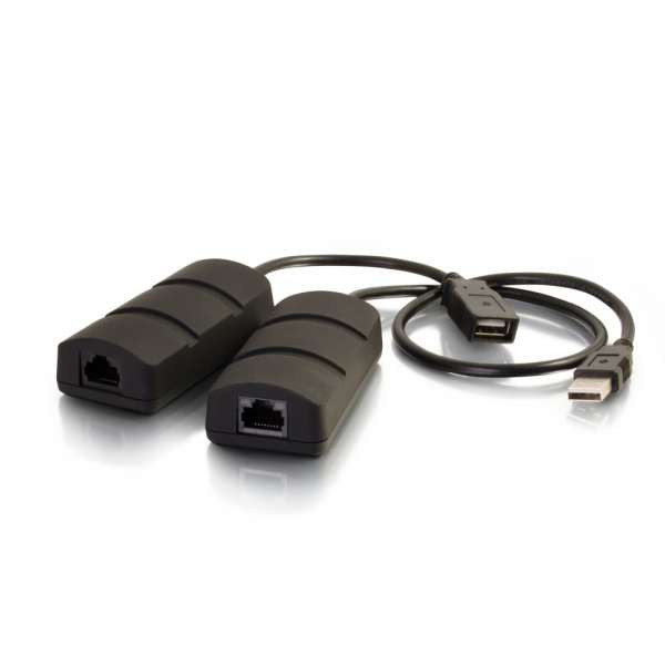 C2G CG29338 USB 1.1 Over Cat5 Superbooster Extender Dongle Kit