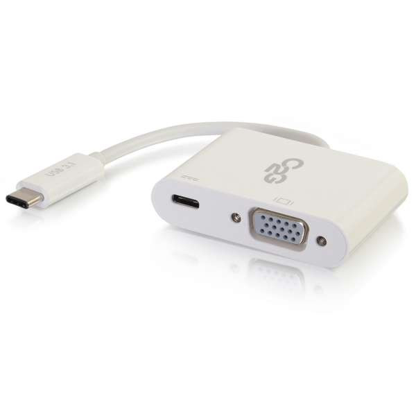 C2G CG29534 USB-C to VGA Video Multiport Adapter