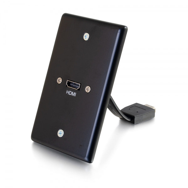 C2G CG39878 HDMI Pass Through Single Gang Wall Plate