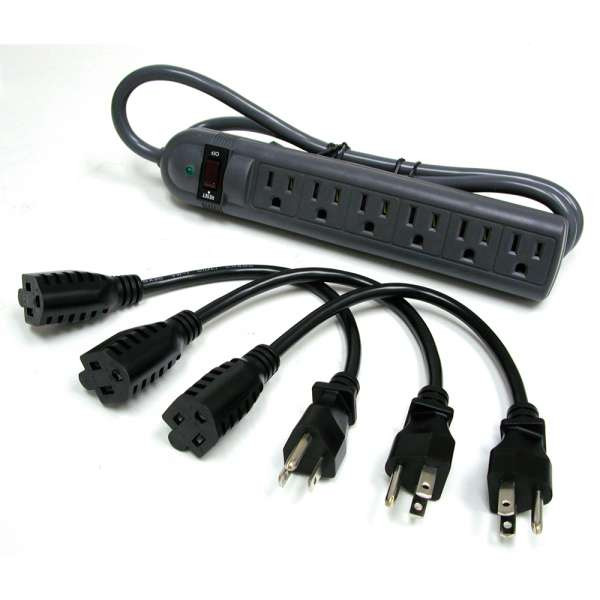 C2G CG39995 6-Outlet Surge Suppressor Power Strip