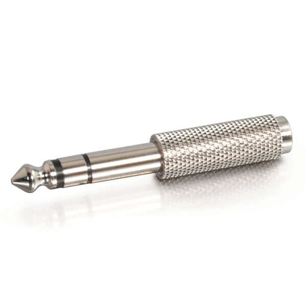C2G CG40639 6.3MM Stereo Male to 3.5MM Stereo Female Adapter