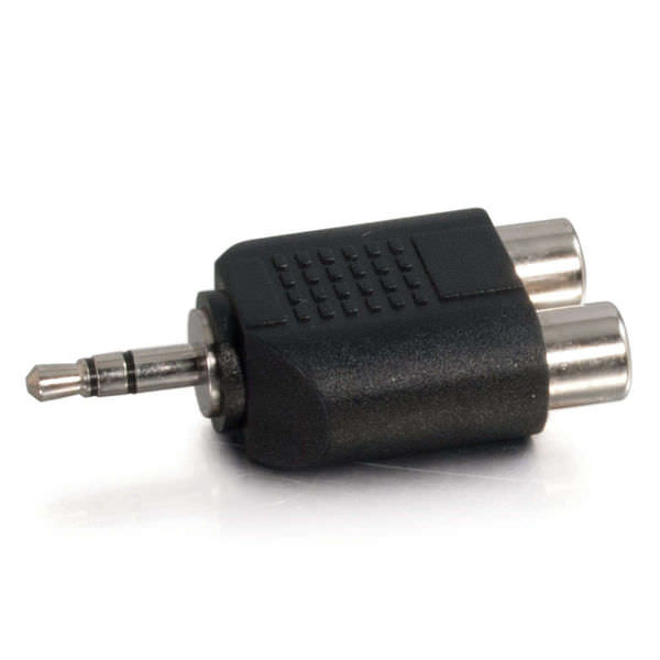 C2G CG40645 3.5MM Stereo Male to Dual RCA Female Audio Adapter