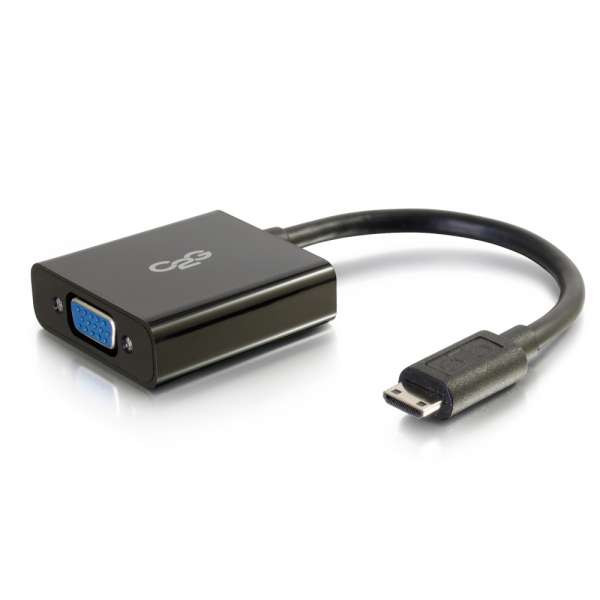 C2G CG41353 Mini HDMI Male to VGA Female Adapter Converter Dongle