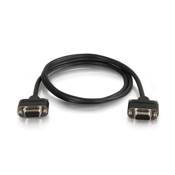 C2G CG52149 10Ft Serial RS232 DB9 F/F In-Wall CMG-Rated Cable