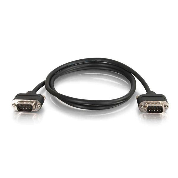 C2G CG52167 10Ft Serial RS232 DB9 M/M In-Wall CMG-Rated Null Modem Cable