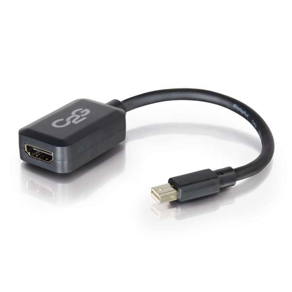 C2G CG54313 8" Mini DisplayPort Male to HDMI Female Adapter Converter