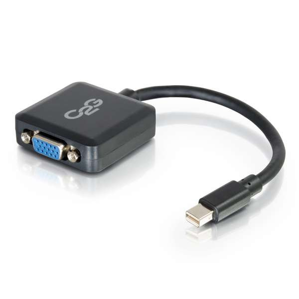 C2G CG54315 8" Mini DisplayPort Male to VGA Female Active Adapter Converter