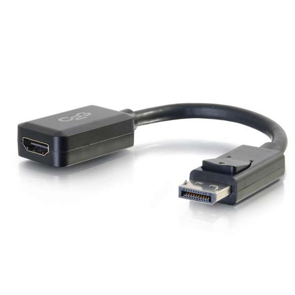 C2G CG54322 8" DisplayPort Male to HDMI Female Adapter Converter