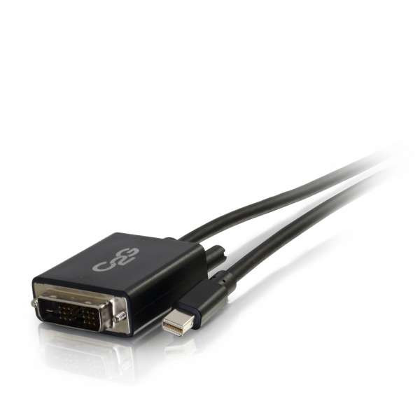 C2G CG54334 3Ft Mini DisplayPort Male to Single Link DVI-D Male Black Adapter Cable