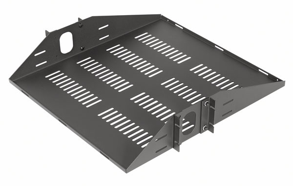 VMP ER-S2CM Vented 2U Center Mount Rack Shelf
