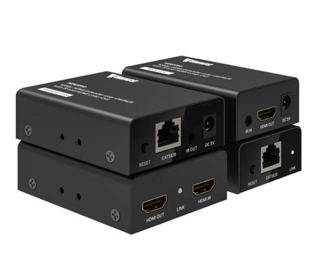 Vanco HDEX60 HDMI Extender Over Cat5e/6 Cable with IR and HDMI Loop-Out
