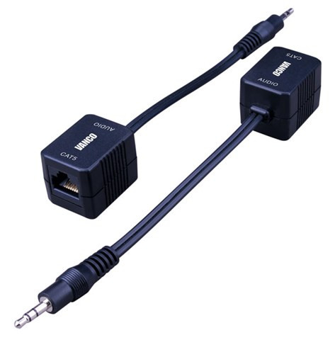 Vanco 280754 3.5mm Audio Extender over Cat5E/Cat6 Cable