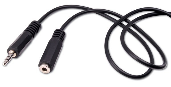 Vanco XCM25STG 25ft. 3.5mm Straight Stereo Headphone Extension Cable