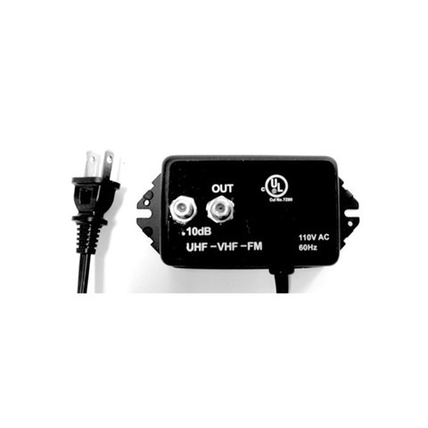 Vanco 120044 75 OHM UHF/VHF/FM Signal Amplifier